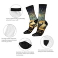 thumbnail image 4 of Fotbe 2025 New Year 5 Calcetas Largas con Estampado para Hombre y Mujer – Calcetas de Compresión Transpirables y Elásticas, Viajar y Uso Diario Talla 5-11, 4 of 6