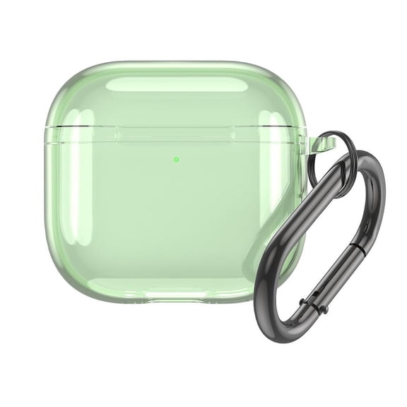 AirPods 4 TPU Case Cover, Lightweight Design, Full Protection, with Metal Buckle, for Earphone Safety