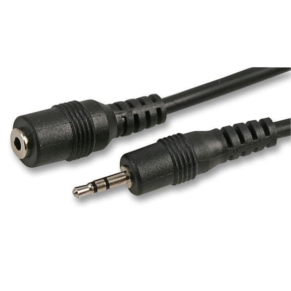 PRO SIGNAL - 2.5mm Stereo Jack Socket to Plug Lead, 2m Black