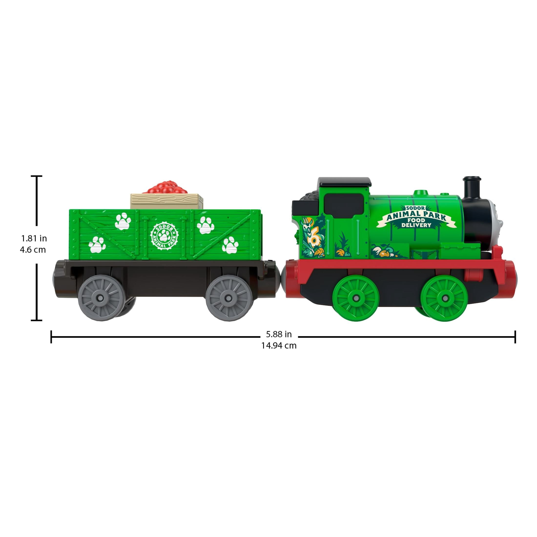 Thomas & Friends Percy’s Hippo Adventure Train Set from Fisher-Price, With Engine, Car & Crates