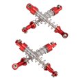 thumbnail image 4 of RC  Damper, Replacement High Strength Metal  Set Universal 2 Pair  for MN D90 RC Car Black,Silver, Color,Red, 4 of 8