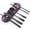 Black, variant on Travel Utensils,Reusable Silverware Set To Go Portable Cutlery Set with a Waterproof Carrying Case for Lunch Boxes Workplace Camping Picnic (GraRed)