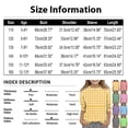 thumbnail image 4 of CCRFTGI Girls Shirts Cute Plaid Shirt Graphic Tees for Kids Summer Girls Fashion 3/4 Sleeve Tops Crewneck T Shirts Blue 3-4 Years, 4 of 6