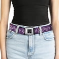 thumbnail image 5 of Buckle-Down Belt, Seatbelt Buckle Belt, Angry Girl Purple Pink, Youth 22 to 32 Inches, 5 of 9
