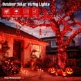 thumbnail image 2 of Guirnalda de luces solares JMEXSUSS 200 LED rojas, 8 modos, impermeables, 2 of 7