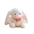 thumbnail image 2 of Easter Bunny Plush Toy with Festive Spring Design, Soft Faux Fur Stuffed Animal for Home Display, Decorative Seasonal Bunny Doll for Spring Celebrations and Holiday Decorations, 2 of 6