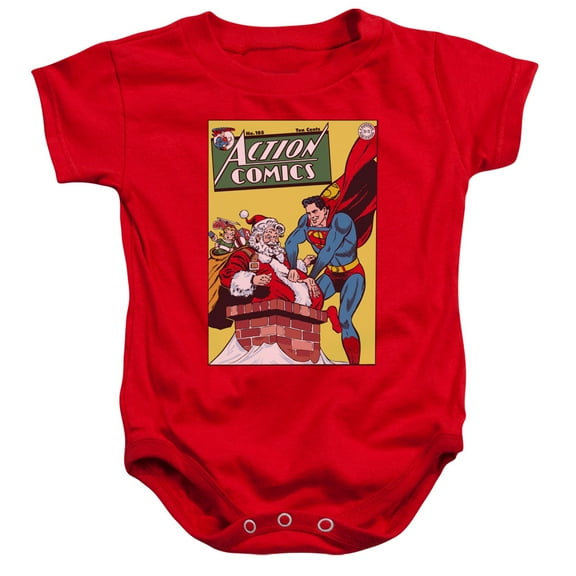 DC Comics - Cover No. 105 Baby Onesie - Baby Onesie / 18M / Red