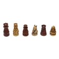 thumbnail image 4 of WE Games Medieval Chessmen Pieces - Brown & Ivory with 2.5 inch King, 4 of 10