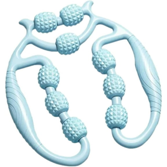 Relajador De Piernas, 9-Wheel Leg Massager Roller, Handheld Muscle Relaxer for Legs Neck Arms, Relieve Pain for Yoga Sports Home Use