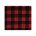 thumbnail image 6 of Hudson Baby Infant Boy Cotton Flannel Receiving Blankets, Buffalo Plaid Bear, One Size, 6 of 6