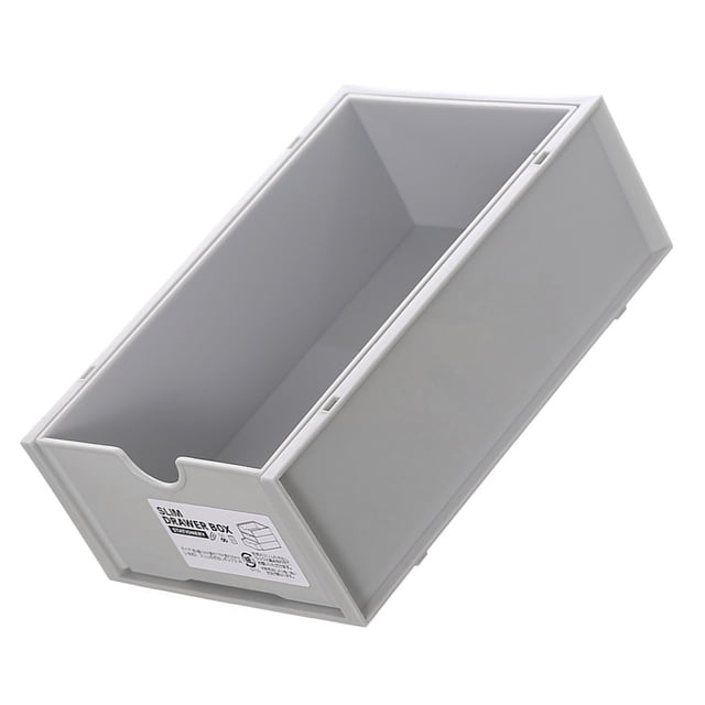 Organizador apilable de Plástico Jadeshay Caja de almacenamiento de escritorio A