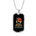 thumbnail image 1 of Being a Dog Mom My Colie Necklace Stainless Steel or 18k Gold Dog Tag 24" Chain, 1 of 8
