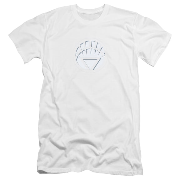 Green Lantern - White Lantern Logo - Premium Slim Fit Short Sleeve Shirt - Medium