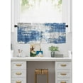 thumbnail image 5 of Valances for Windows Abstract Mottled Texture Rod Pocket Cafe Window Treatments Valance Curtains for Kitchen Bathroom Laundry Basement Windows 60"x14", 5 of 9