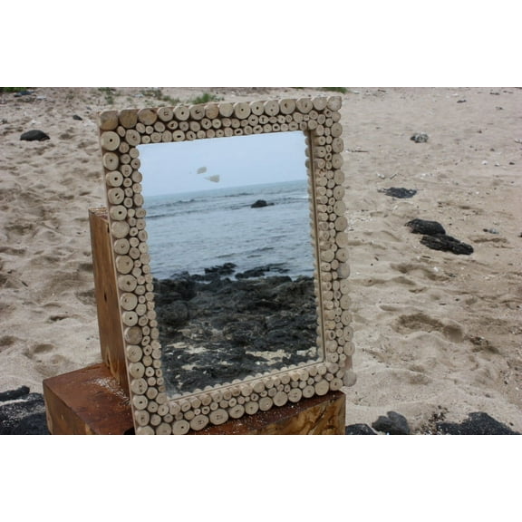 Coffee Tree Cuts Rectangular Mirror 16"x20" - Coastal Living