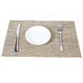 thumbnail image 3 of Hariumiu 45x30cm Heat Insulation Non-slip Placemat Dining Table Bowl Dish Cup Pad Mat-Red, 3 of 5