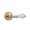Champagne Bronze-Passage-1, variant on Satin Brass Passage 1 Pack Interior Door Lever Set for Hallway and Closet