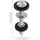 thumbnail image 4 of EeaseMX 2 piezas de anillo de sellado para tanque de inodoro, banda de goma, tornillos de fijación, perno, tornillo, alfombrilla de goma, accesorios para inodoro, 4 of 7