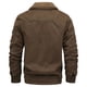 thumbnail image 4 of Ceisia Men's Fleece-Lined Suede-Like Workwear Jacket with Sherpa Collar Gift, 4 of 4