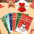 thumbnail image 5 of Christmas 50PCS Christmas Bags Christmas Drawstring Gift Bags Xmas Plastic Candy Goodie Bags For Holiday Cookie Snack Bags, 5 of 7