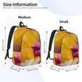 thumbnail image 2 of Disketp Bright Pink Chair Canvas Backpack Lightweight Travel Daypack Student Rucksack Laptop Backpack-Small, 2 of 5
