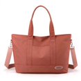 thumbnail image 1 of Bolso de mano de gran capacidad, bolso de hombro, bolso de mano informal de moda para mujer, color sólido, 1 of 6