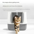 thumbnail image 2 of Automatic Litter Box Hair Remover Brush Soft Flexible Bristles Safe, 2 of 8
