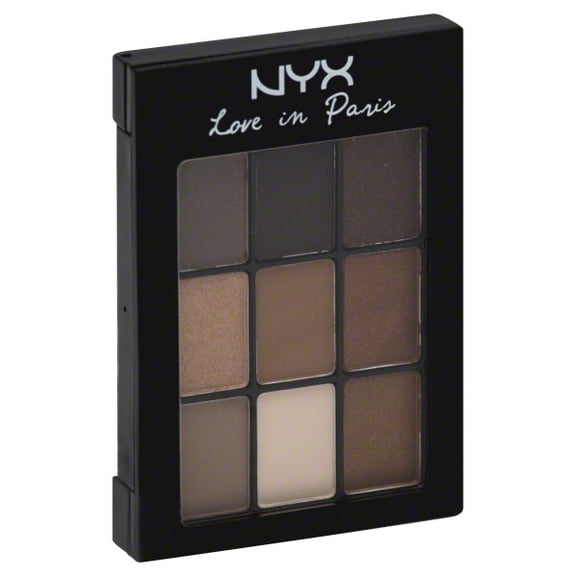NYX Cosmetics NYX Love in Paris Shadow Palette, 9 ea