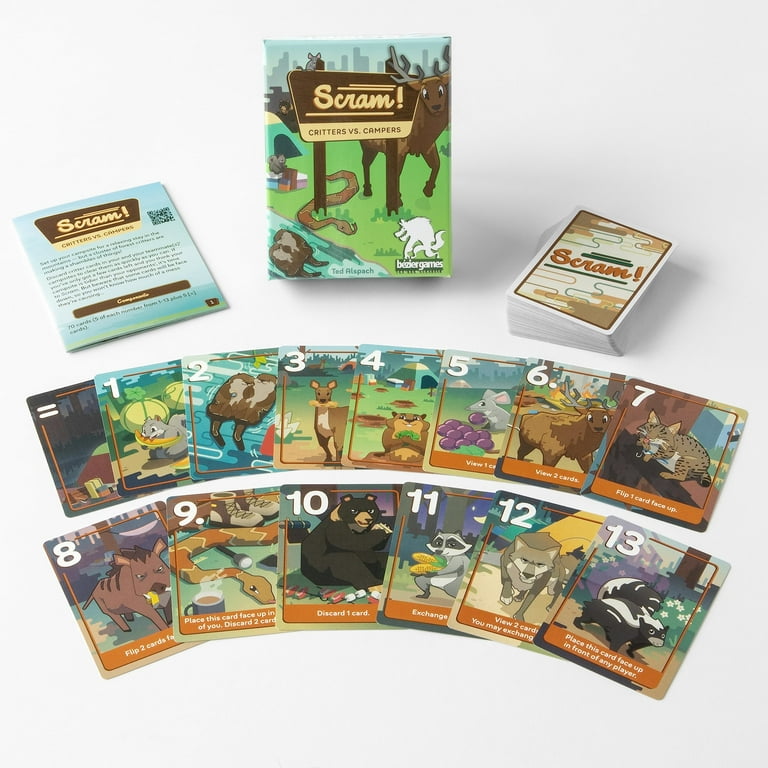 Scram! - A Terrific Card Game for Fast-Paced Fun! Great Card Game for Kids and The Whole Family Scram! - A Terrific Card Game for Fast-Paced Fun! Great Card Game for Kids and The Whole Family