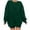 Green##1, variant on Jsaierl Womens Sweatshirt Loose Fit Solid Color Sweatshirts Round Neck Casual Sweater Tops Oversized Long Sleeve Shirts