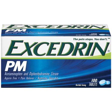 Excedrin Pm: Pm Tablets Pain Reliever/Nighttime Sleep-Aid Tablets