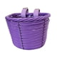 thumbnail image 3 of Cesta de bicicleta para niños, cesta delantera para manillar, portaequipajes portátil con correas ajustables Púrpura, 3 of 9
