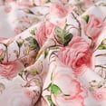 thumbnail image 3 of Koniroom Pink Floral Comforter Set Twin Size – Soft Vintage Rose Print, 2-Piece Reversible Flower Bedding for Teen Girls and Women, 3 of 8