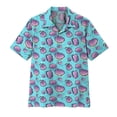 thumbnail image 4 of Camisas hawaianas de verano, ropa de playa hawaiana con estampado de moda, blusas de manga corta 2024, blusas Harajuku de gran tamaño para primavera, 4 of 4