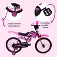 thumbnail image 2 of Bicicleta Entrenadora AEIOU para Niños Moto Cross Rodado 12 Rosa, 2 of 5