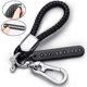 thumbnail image 3 of LLavero de cuero sintético con cuerda tejida para coche, colgante antipérdida para bolso, soporte para llavero, joyería de regalo, 1 piezas, 3 of 4