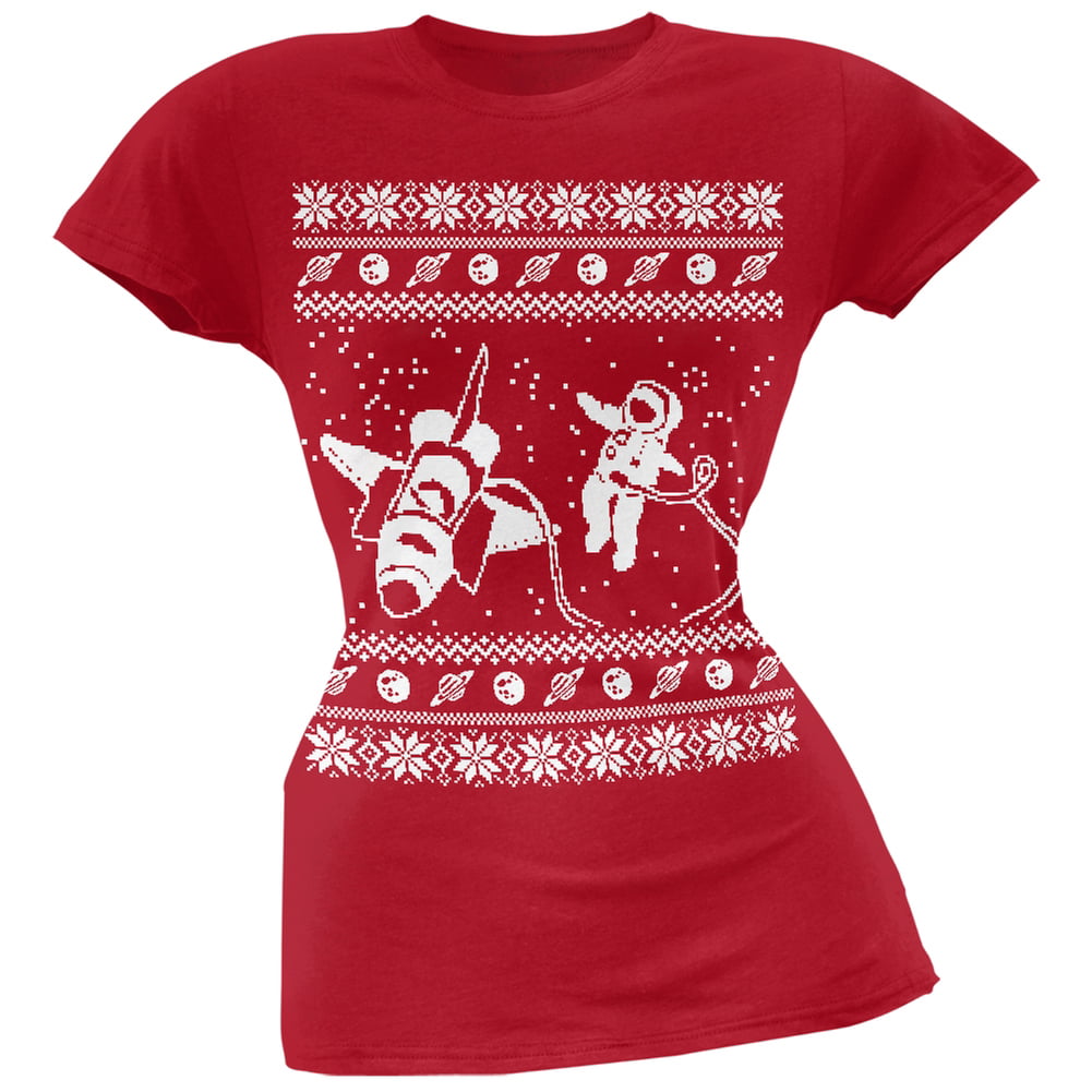 Derek Heart Juniors Plus-Size Nerdy Reindeer Ugly Christmas Sweater 