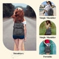 thumbnail image 5 of ROOSALANCE Mochila Monedero para Mujer, Mochila Mujer Monedero Pequeño Cuero Impermeable Antirrobo Bolsos de Hombro Bolsos Mujer, 5 of 5
