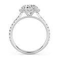 thumbnail image 3 of AFFY Halo Solitaire Engagement Rings For Women, 2.50 Carat (ctw) Lab Created Moissanite Promise Rings For Her In 10k Solid White Gold | VVS1 Quality Ring Size-6, 3 of 5