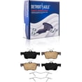 thumbnail image 6 of Detroit Axle - Brake Kit for 2013-2016 Lincoln MKZ 2013-2020 Ford Fusion, Disc Brake Rotors 2014 2015 Ceramic Brake Pads: 11.81" Front and 11.89" Rear Rotor, 6 of 8