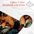 thumbnail image 2 of Fox 100% Cotton White T-Shirt - Classic Comfort and Style for Men and Women - Summer Essential in Pure Cotton Fabric - Versatile Tee for Everyday Wear and Casual Outfits, 2 of 5