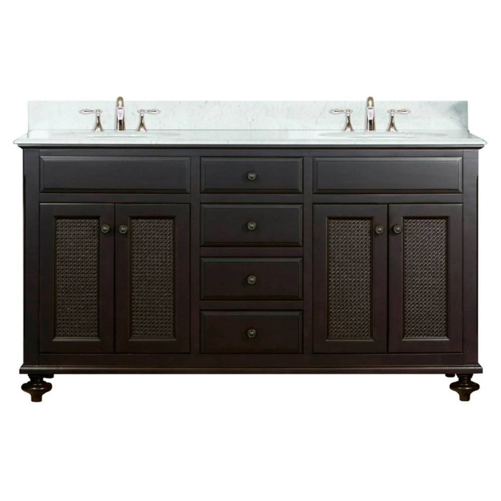 Water Creation London 60 in. Double Bathroom Vanity
