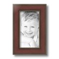 thumbnail image 2 of ArtToFrames 5" x 9" Honors Mahogany with Gold Picture Frame, 5x9 inch Brown Wood Poster Frame (WOM-5156),  Pack, 2 of 7