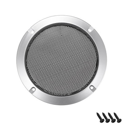 3  Speaker Grill Mesh Decorative Circle Woofer Guard Protective Cover Audio Accessories Silver price history on PriceWatchPro