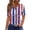 Multicolour, variant on Womens Tops T-Shirts Short Sleeve Blend Crew Neck Relaxed Fit Tees