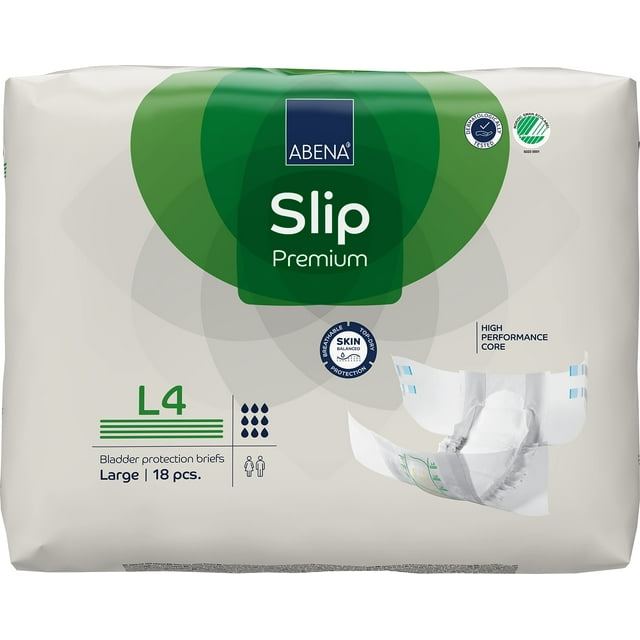 Calzoncillos para incontinencia Abena Slip Premium Level 4, talla L, 18 unidades