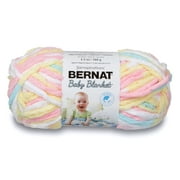 Bernat Baby Blanket 6 Super Bulky Polyester Yarn, Pitter Patter 3.5oz/100g, 72 Yards