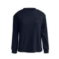 thumbnail image 5 of DeHolifer Womens Tops Fall Long Sleeve Crewneck Waffle Knit Shirts Business Casual Blouses Basic Shirts Navy L, 5 of 5