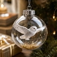 thumbnail image 6 of Christmas Ball Ornaments, 3D Bird Spherical Hanging Decor, Christmas Tree Decoration for Home Party, 6 of 7
