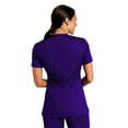 thumbnail image 4 of Landau All Day Women's Mechanical Stretch Two Pocket V-Neck Scrub Top, Style 4143, 4 of 4